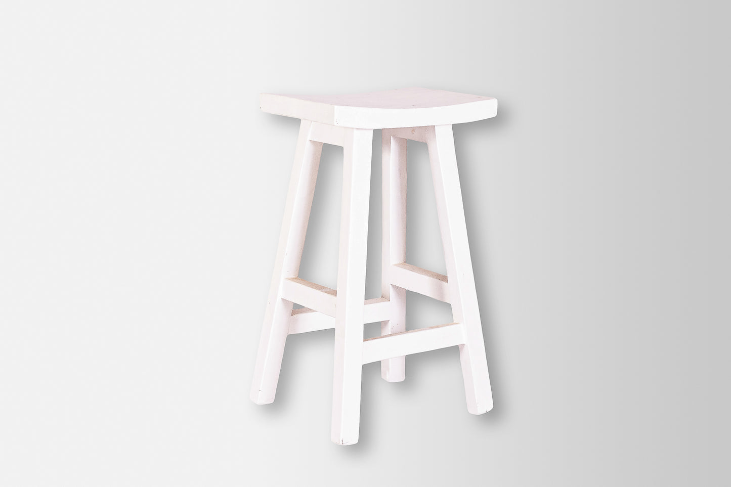 Jessica White Kitchen Stool