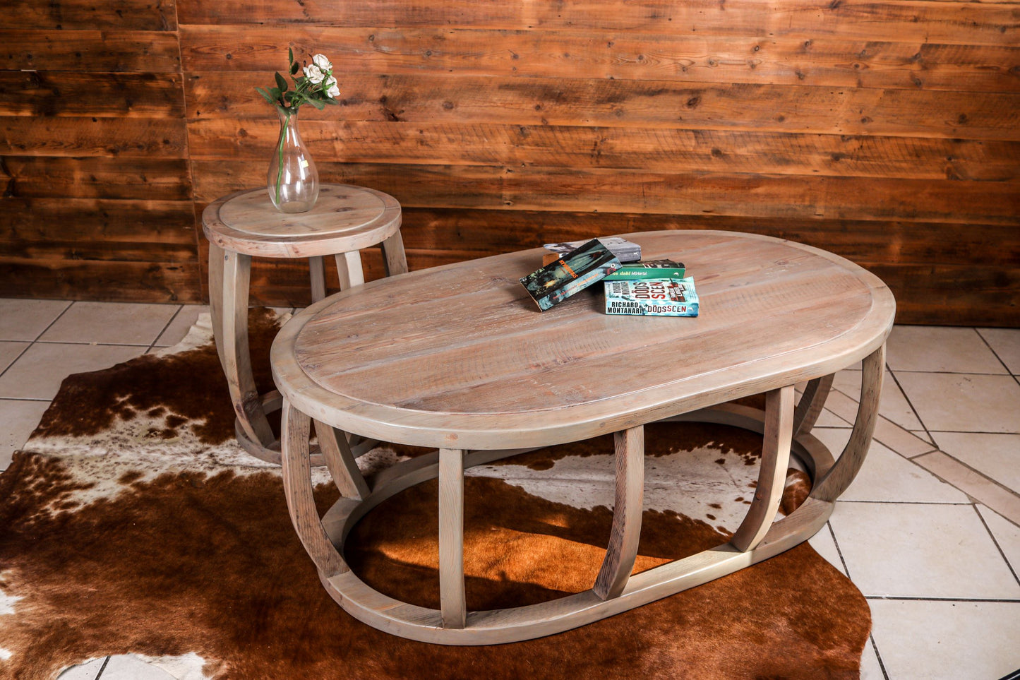 CAMELLIA OVAL COFFEE TABLE :