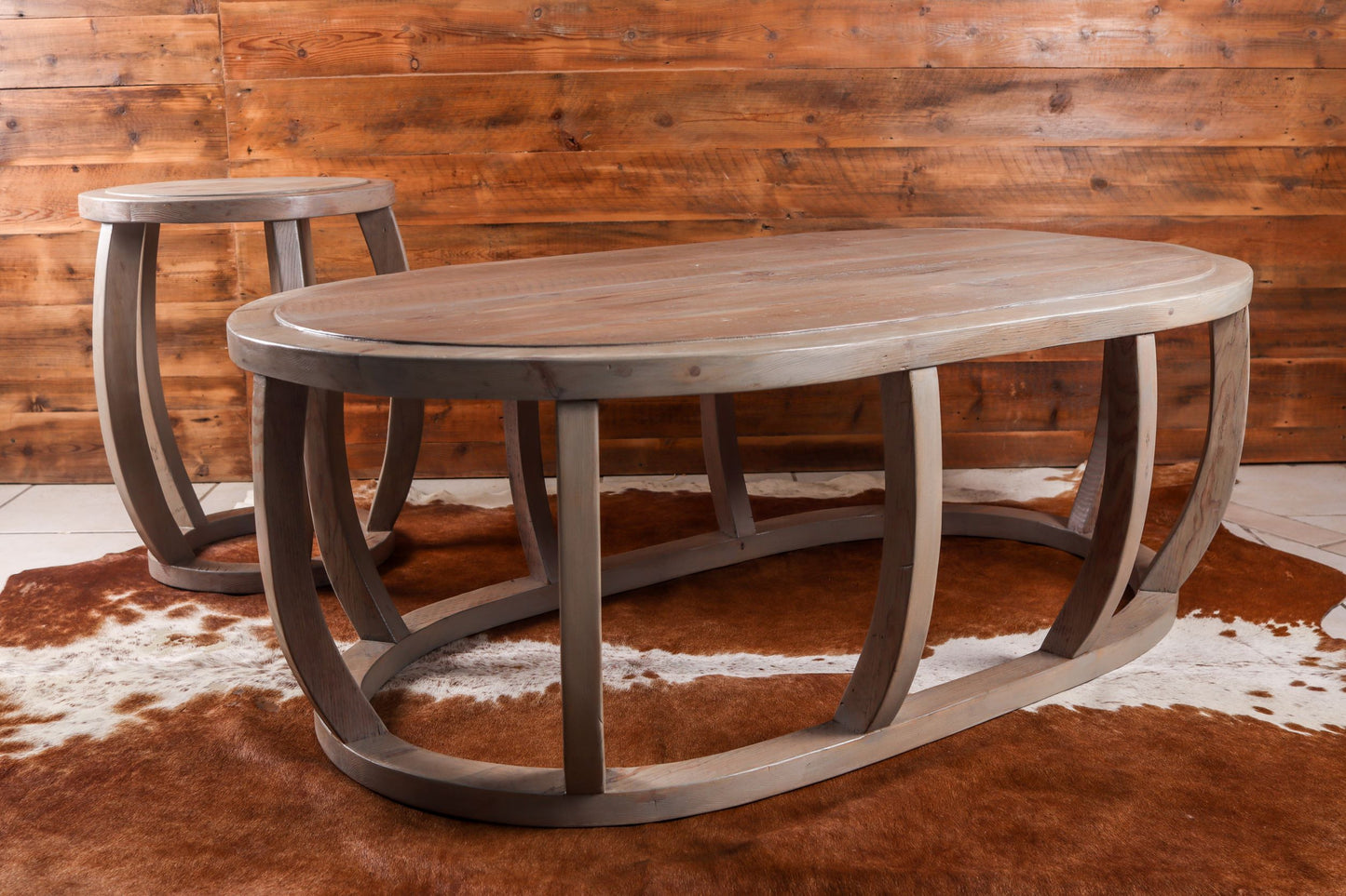 CAMELLIA OVAL COFFEE TABLE :